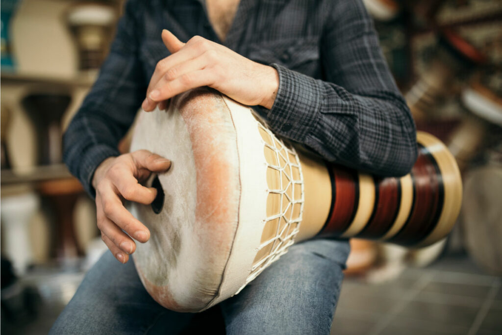 Instruments de musique - Percussions (Darbouka, Riq, Daf) - Conservatoire Mélodivers