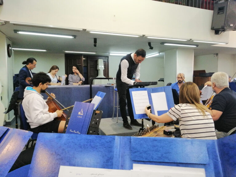 Répétition au Conservatoire National Libanais